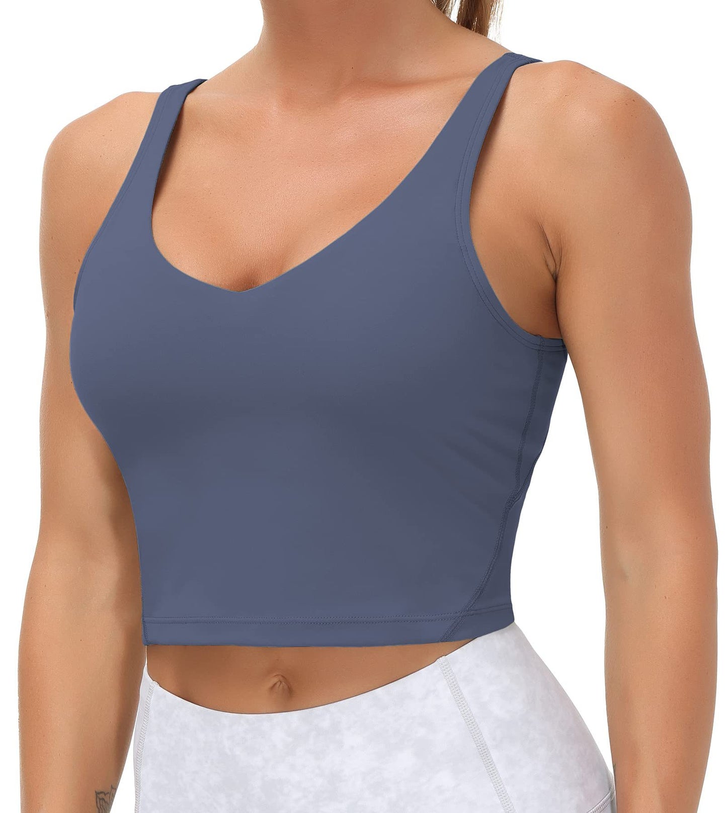 Women's Multi-color Chest Pad Breathable Shockproof Sports Workout Beauty Back Seamless Underwear