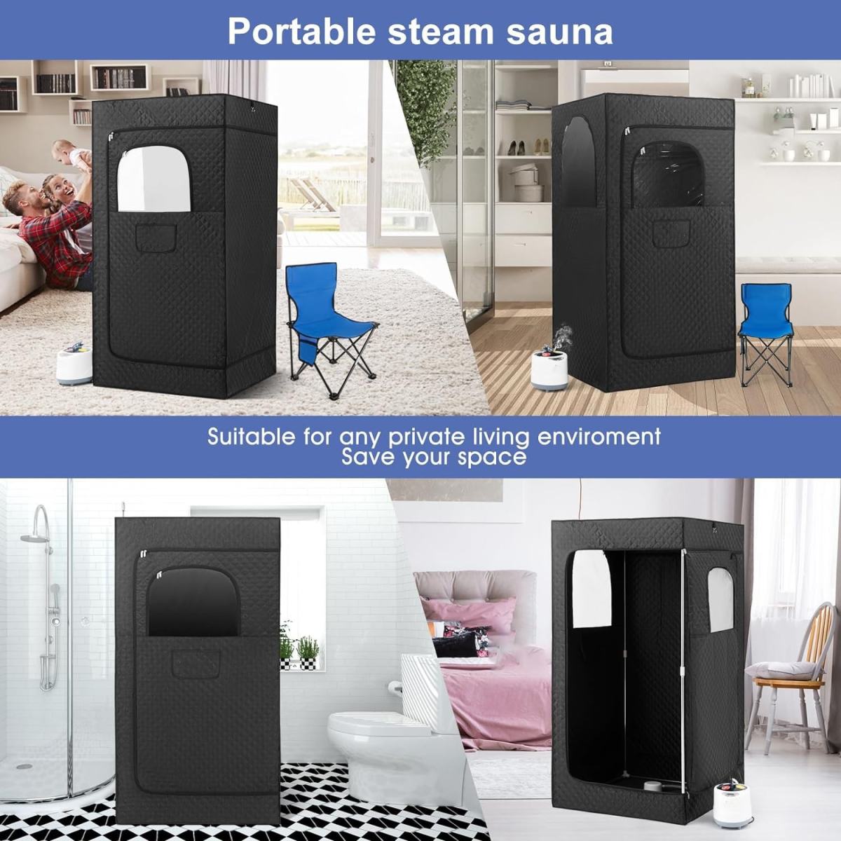 Removable Mobile Sauna Room Stainless Steel Thickened Bracket