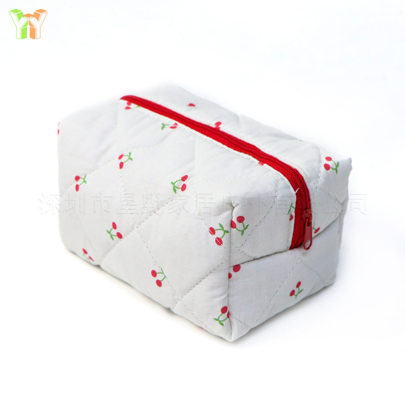 Large Capacity Travel Multifunctional Floral Makeup Bag