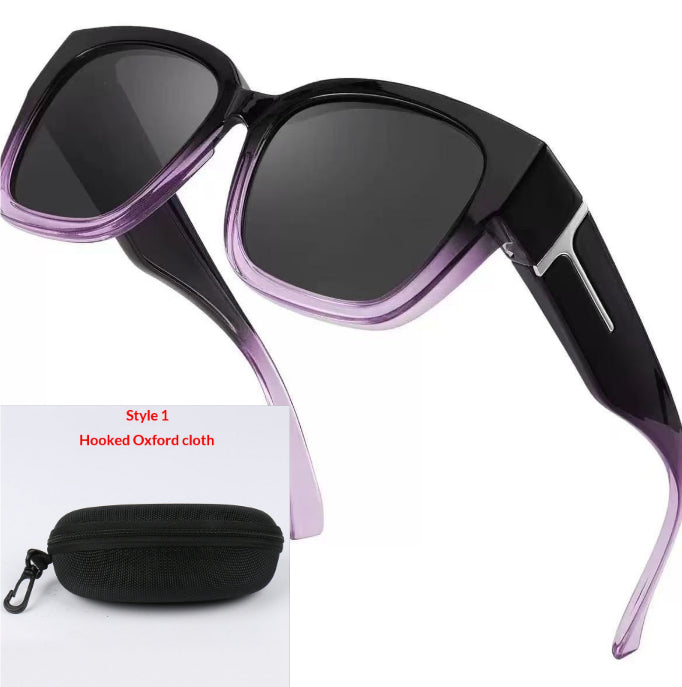 Korean-style Oversized Myopia Glasses With A Leopard Print For A Premium Look