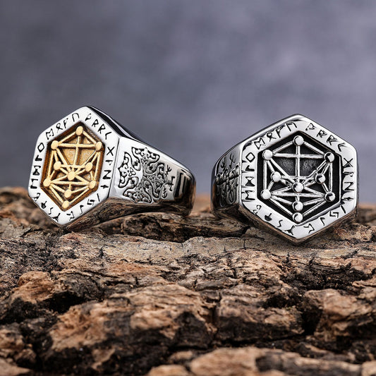 Viking Stainless Steel Mens Fashion Ring