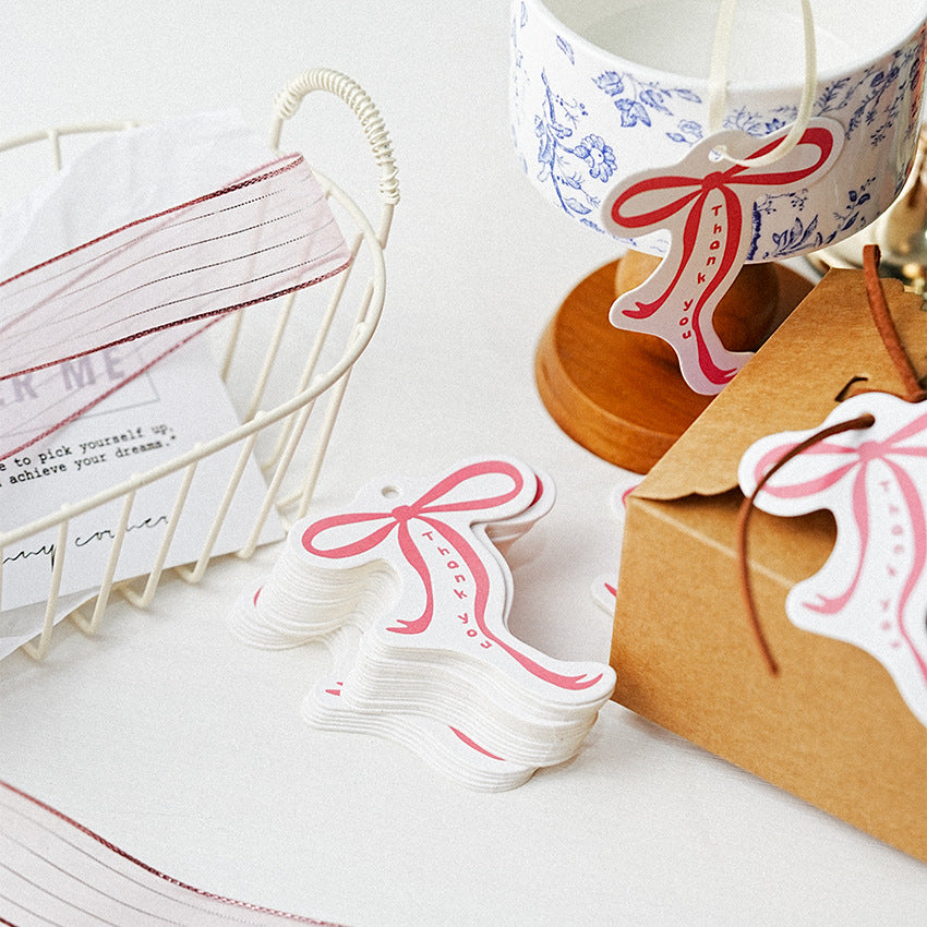Bow Packaging Accessories Gift Tag