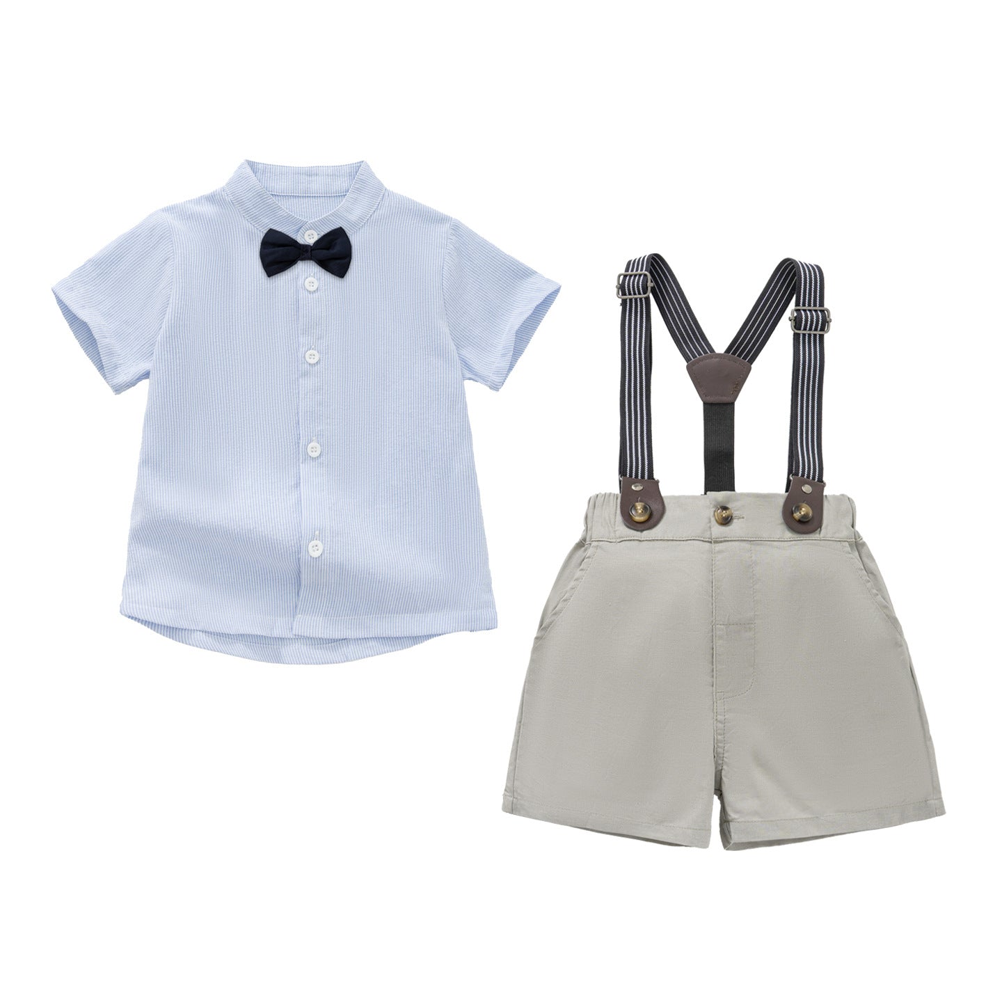 Korean-style Suspender Pants Set For Boys