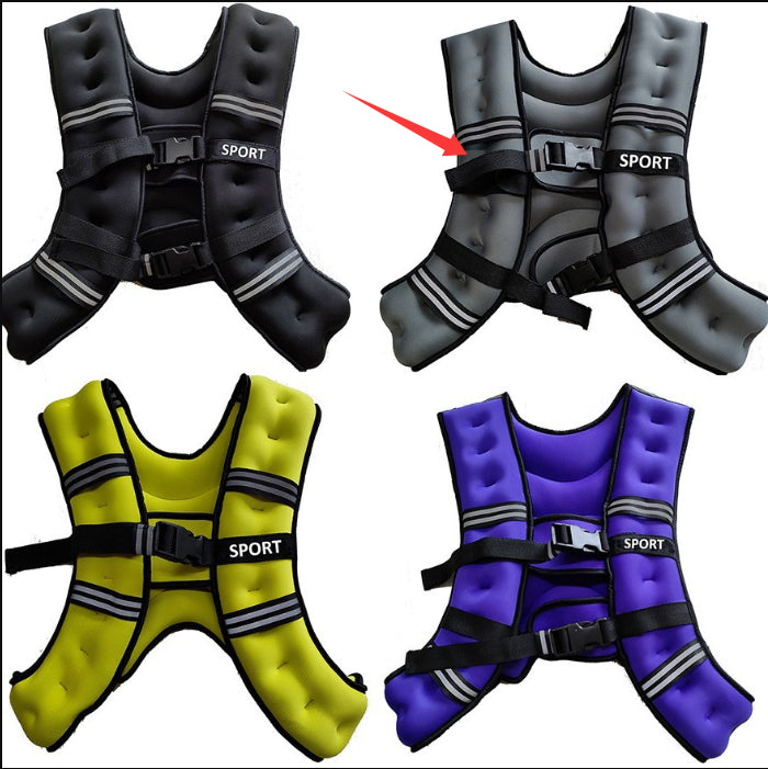 Invisible Weighted Running Vest With Integrated Equipment