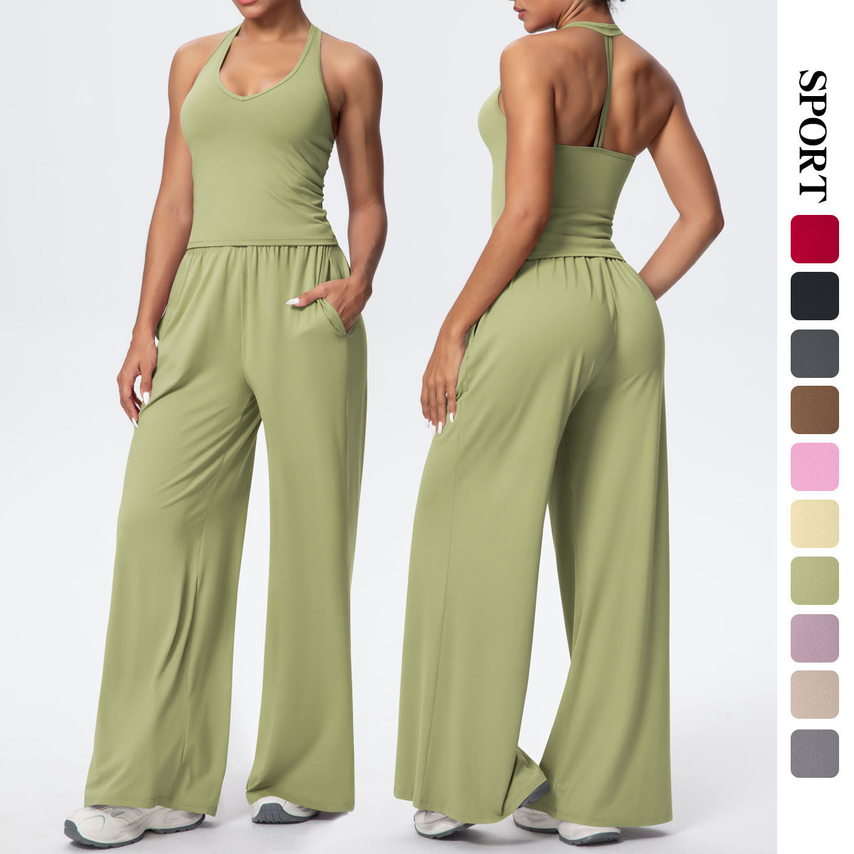 Brushed Yoga Wear Quick-drying Breathable And Designed To Enhance Your Back