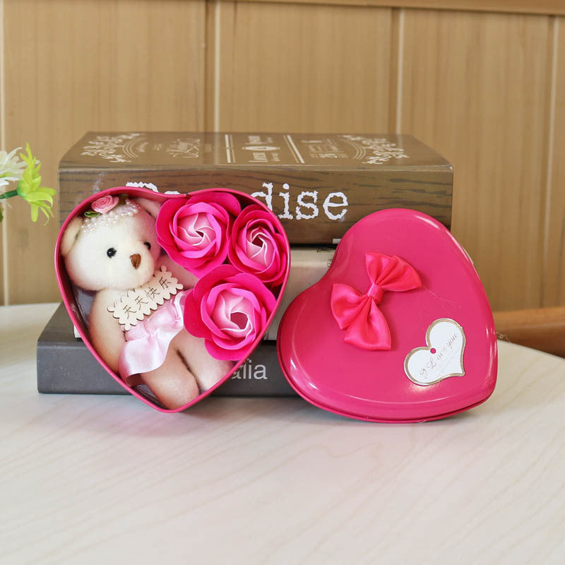 Rose-scented Soap Flowers Creative Small Gifts Corporate Event Giveaways And Decorative Soaps