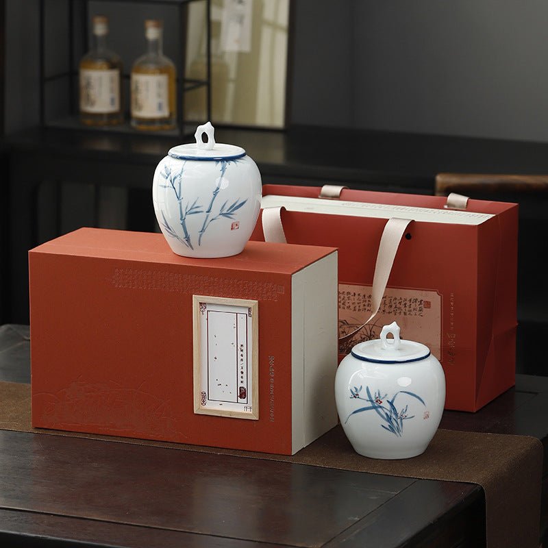 New Chinese-style Tea Caddy Empty Gift Box