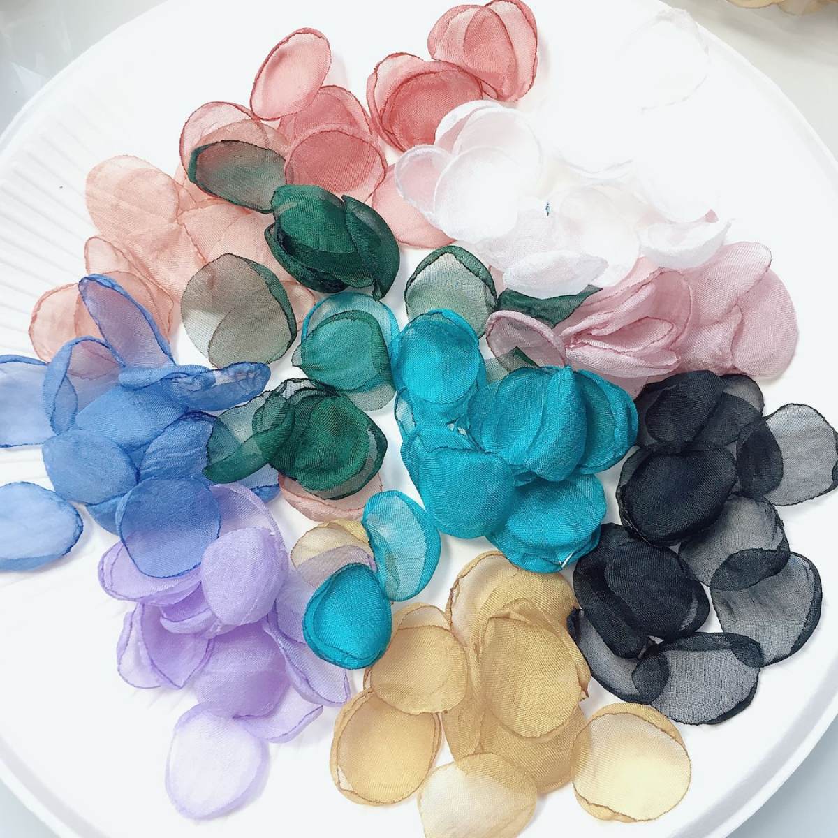 Fabric Burning Laminate Earrings Hair Accessories Materials Accessories