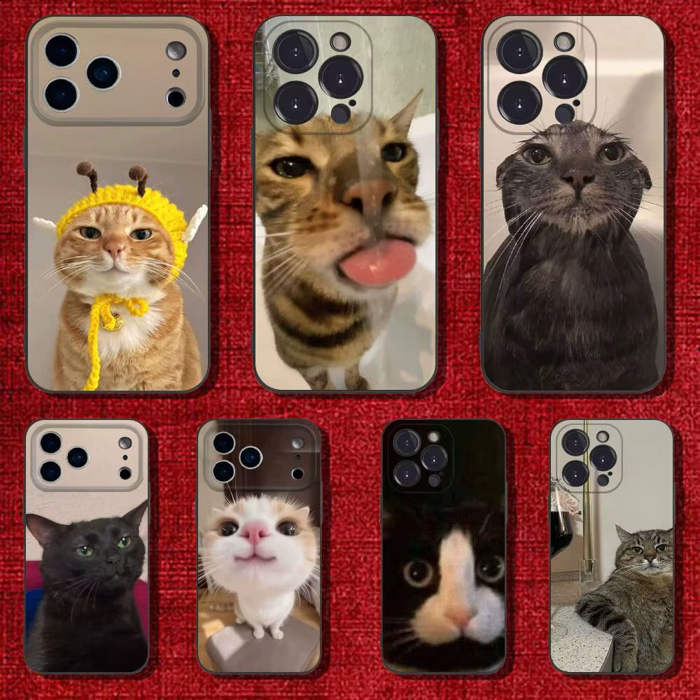 Drop-Resistant Super Cute Cat Pet Phone Case