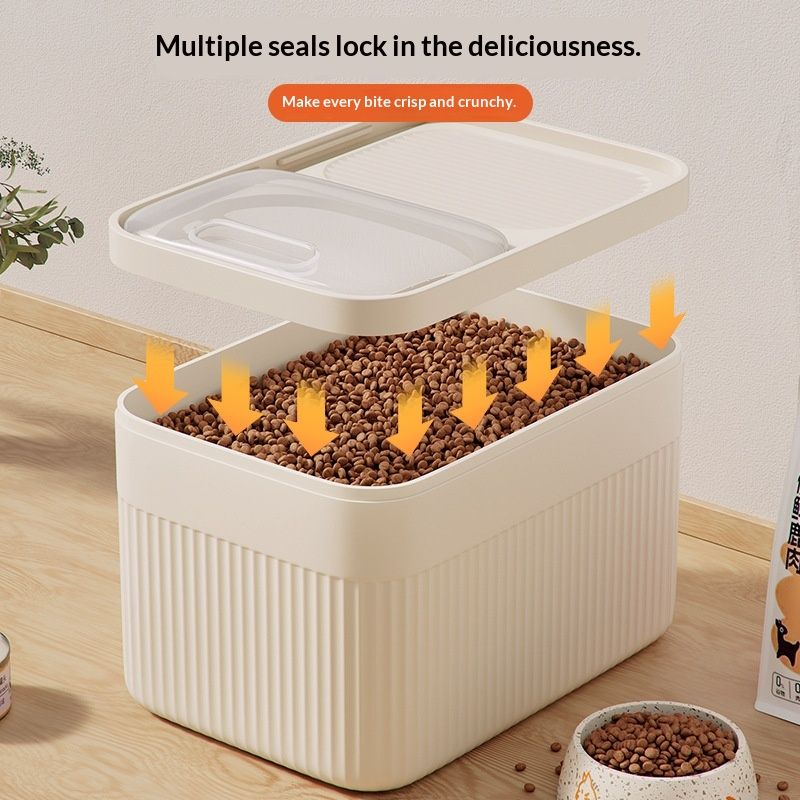 Pet Airtight Bucket Moisture-Proof Transparent Grain Storage Bucket