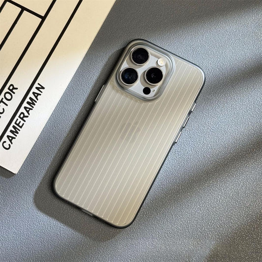 Corrugated Matte Electroplating Mobile Phone Case