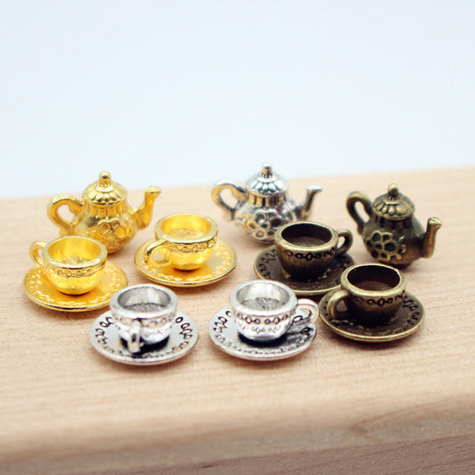 Teapot And Coffee Pot Alloy Decorative Accessories