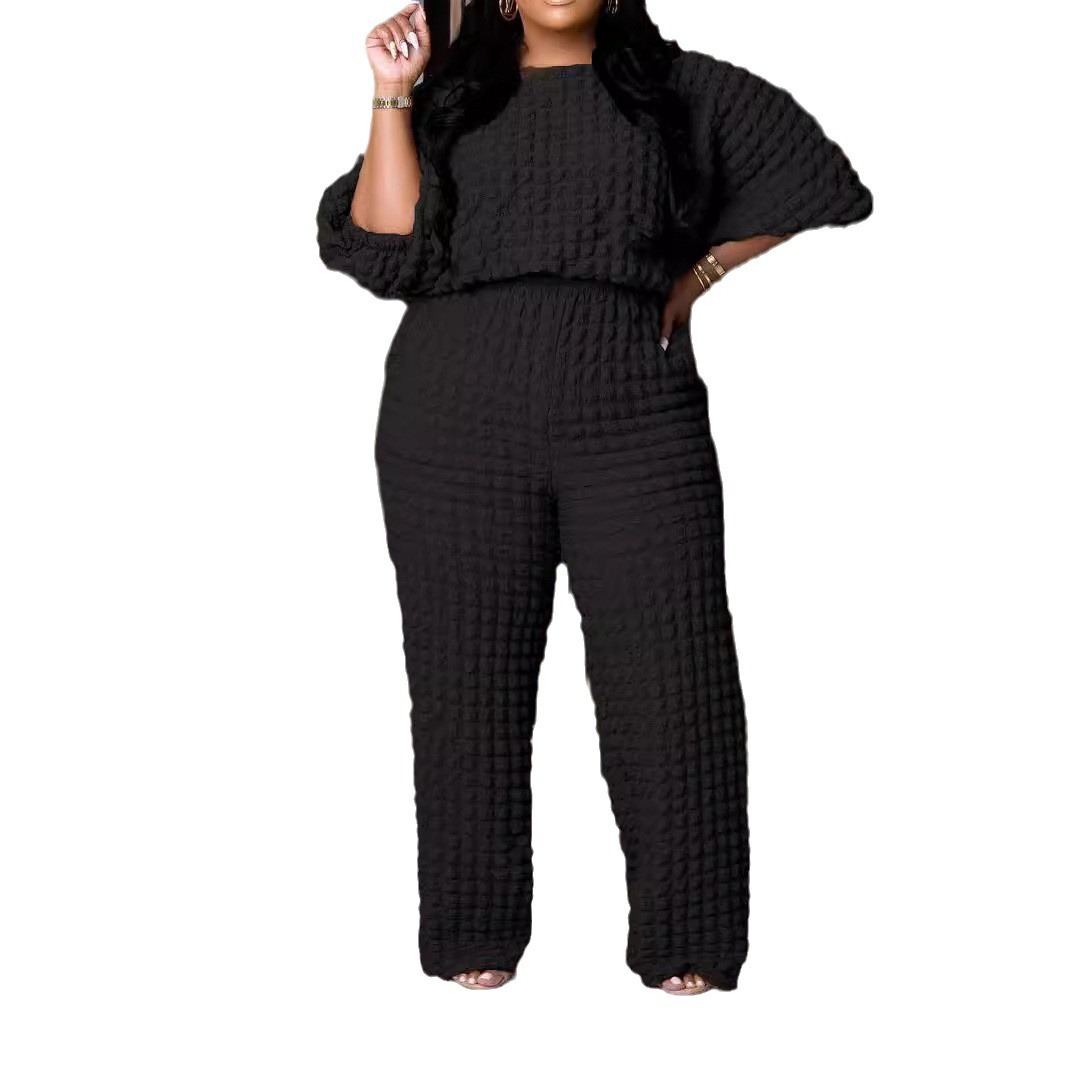 Best-selling Casual Comfortable And Relaxed-fit Two-piece Plus-size Set