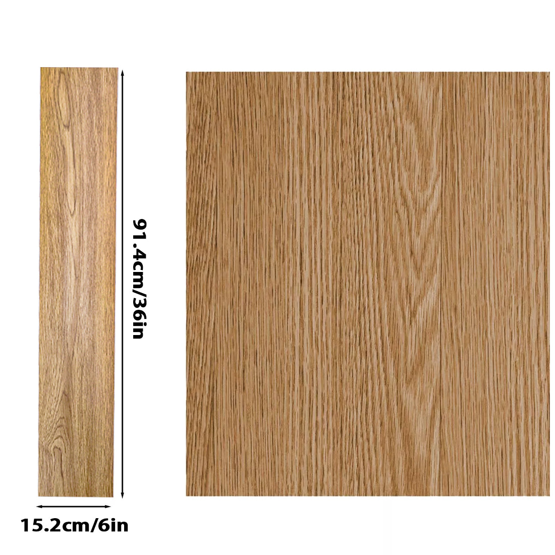 5m Floor Planks Tiles Self Adhesive Wood Effect Vinyl Flooring Kitchen Bathroom UK NEW