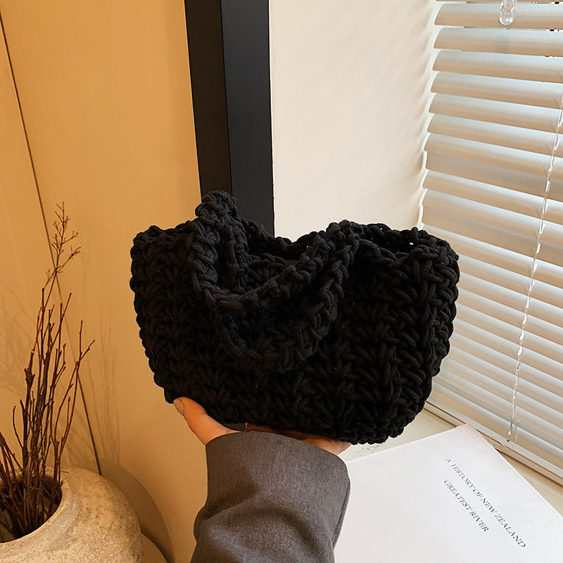 Fashionable Casual And Minimalist Handbag Trendy Korean-style Bucket Bag