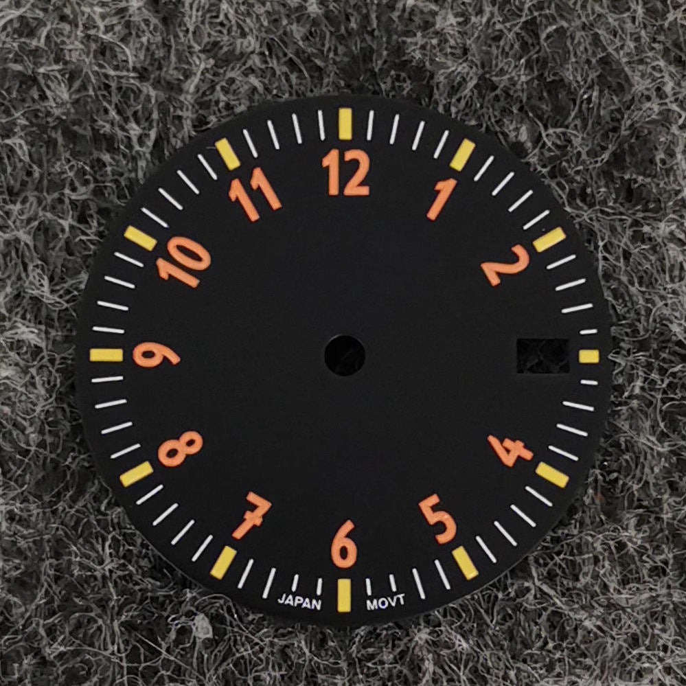 Dial Accessories Green Luminous Single-date Or No-date Dial Face