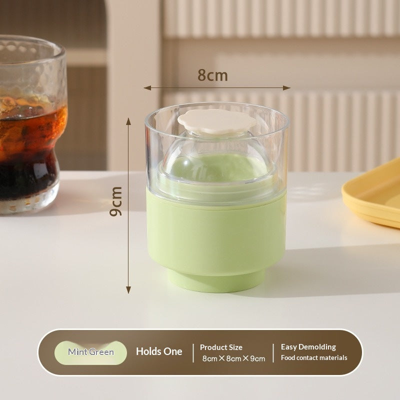 Practical 6cm Ice Ball Mold Plastic Quick-freezing Ice Sphere Mold Leak-proof Easy Release Ball Shape Mold For Home Kitchen Gadgets