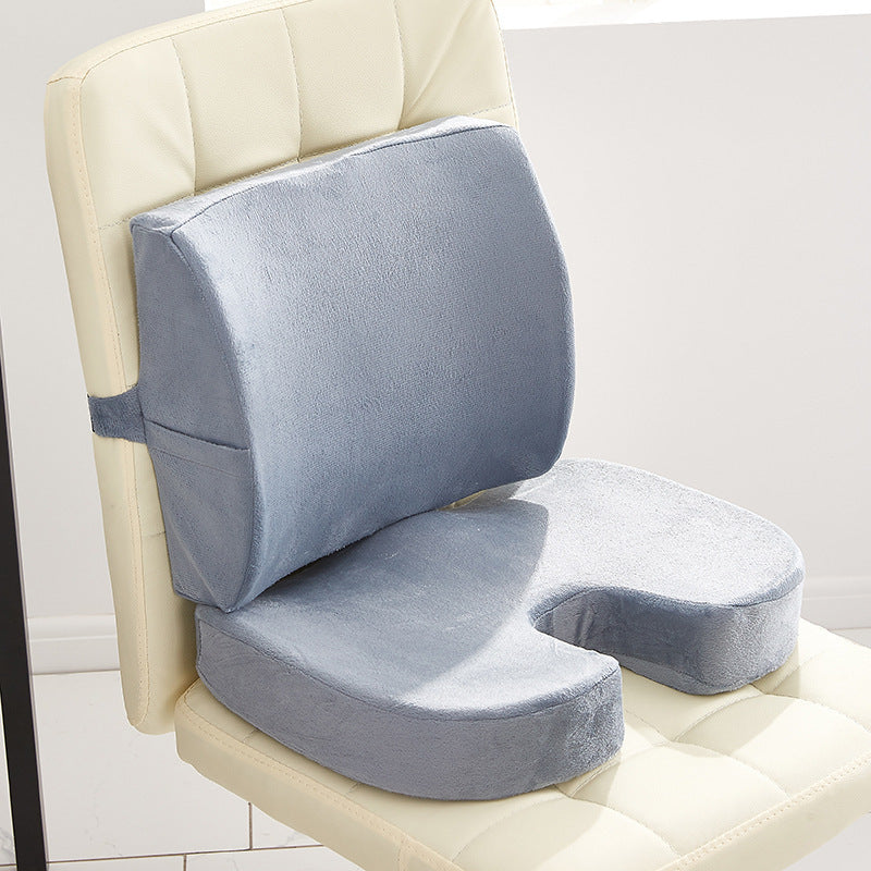 Memory Foam Lumbar Support Cushion For The Office And Car