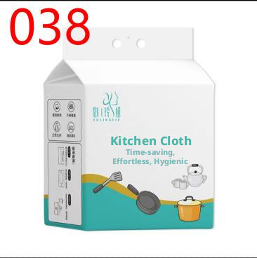 Kitchen rag-hanging bottom draw-embossed polyester-1 pack