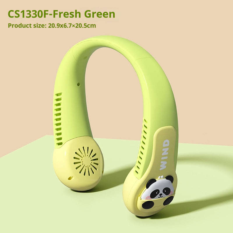 Dormitory Fashion Comfortable Halter Little Fan Three-speed USB Charging Outdoor Portable