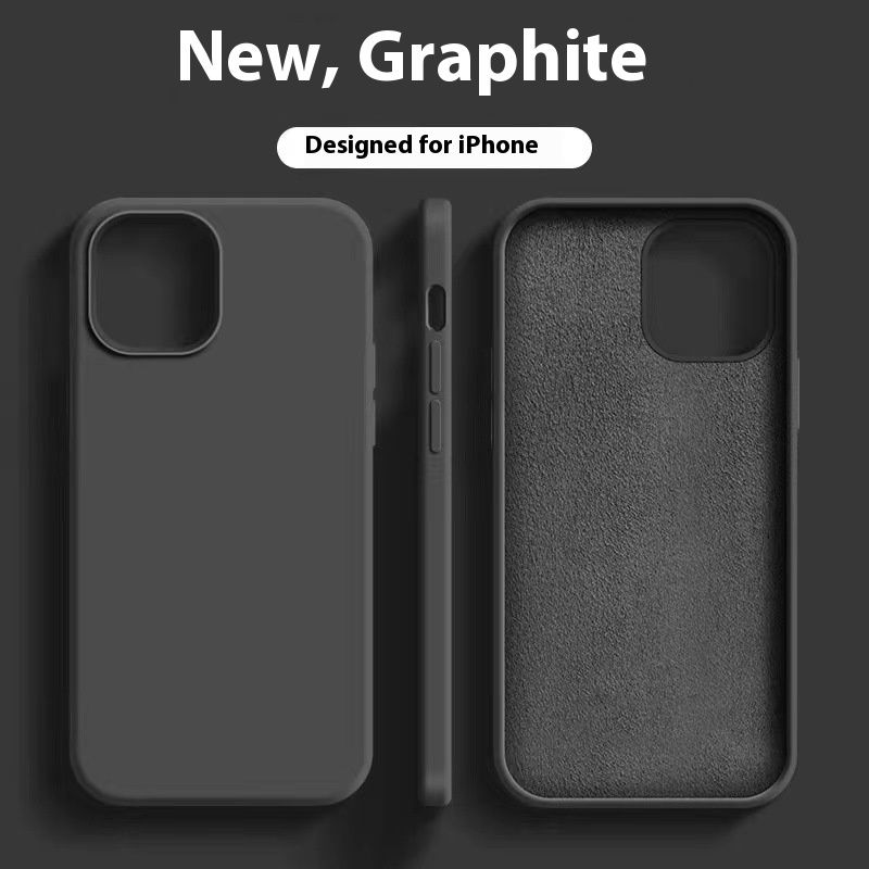 Liquid Silicone Mobile Phone Case Drop-resistant Hard Case