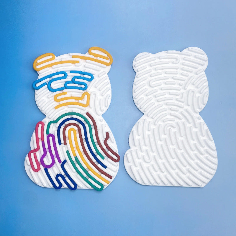 Creative Silicone Sensory Active Plate Children's Educational Toys