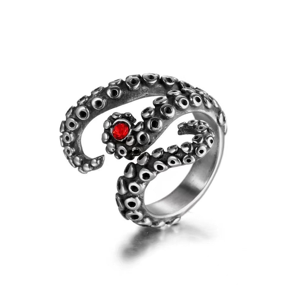 Best-selling Octopus Open-ring European And American Punk Style