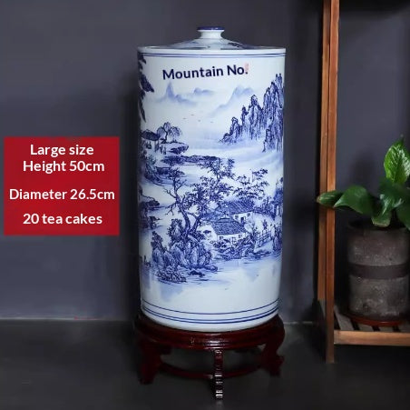 Jingdezhen Hand-painted Ceramic Tea Jar