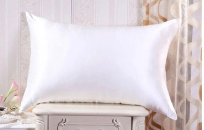 Plain Beauty Silk Hair Care Sleep Comfortable Thickened American Simple Double-sided Silk Pillowcase