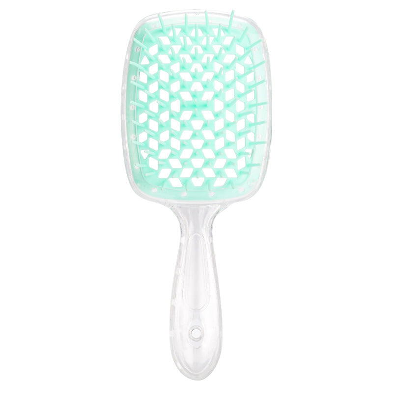 Detangling Comb With Hollow Design Doesnt Snag Hairsuitable For Both Curly And Straight Hair