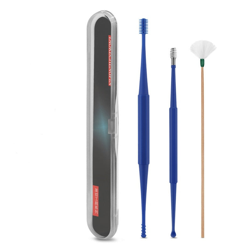 Ear Picking Tools Double-headed Silicone Ear Pick Spiral Massage Ear Pick