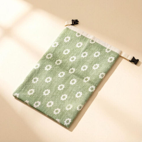 Cotton Beeswax Food Grade Bread Bag With A Snap Closure