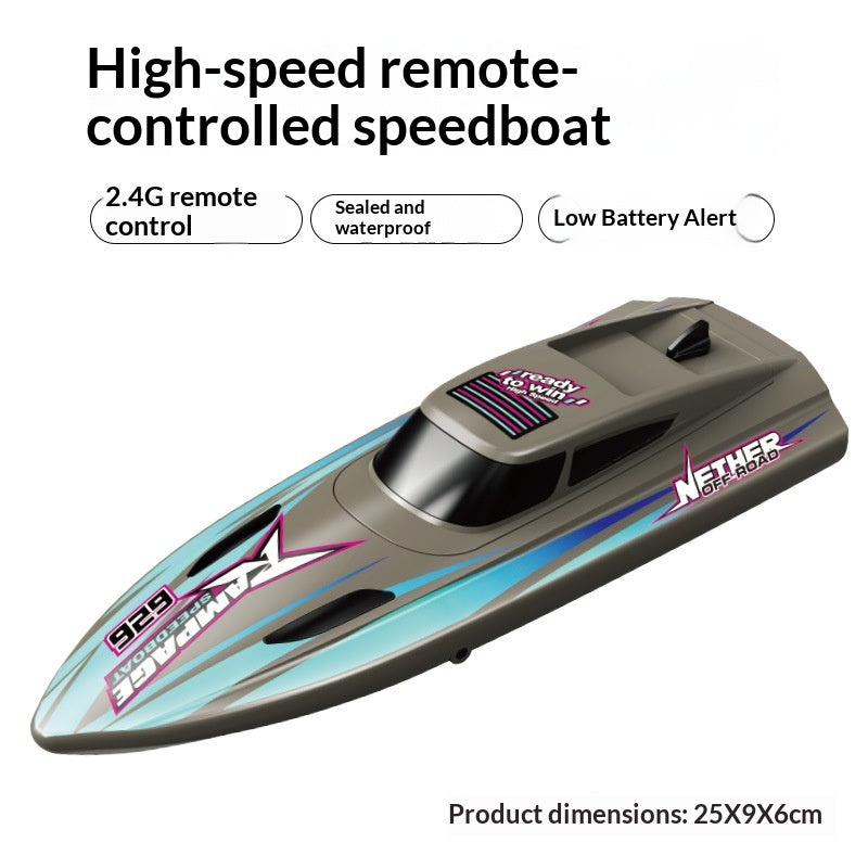 Remote-controlled Boat Charging Racing Electric Remote-controlled Speedboat