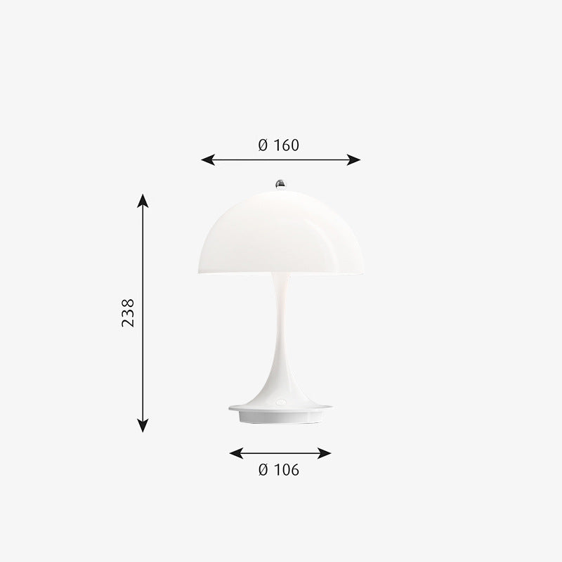 Mushroom Table Lamp Atmosphere Charging Bedroom Bedside Small Bud