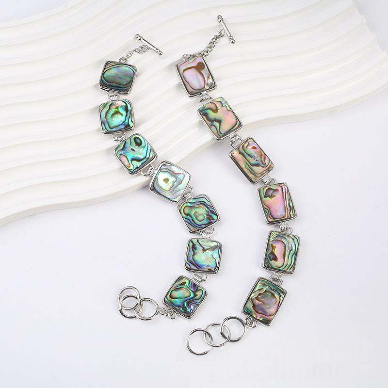 New Natural Abalone Shell Vintage Pendant