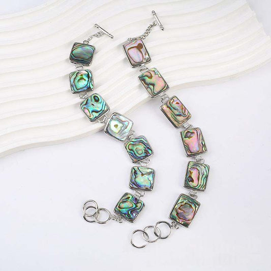New Natural Abalone Shell Vintage Pendant