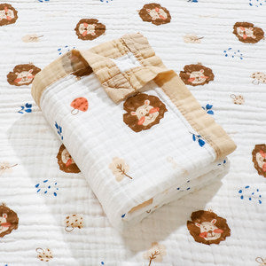 Baby Bath Towel Six-layer Pure Cotton Gauze Blanket