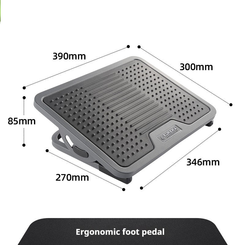 Pedal Ergonomic Office Massage Metal Lunch Break Foot Bench