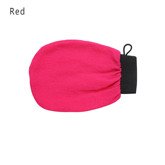 Artificial Silk Rubbing Dead Skin Cutin Massage Bath Gloves Rubbing