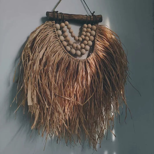 Handwoven Wall Hanging Vintage Decor