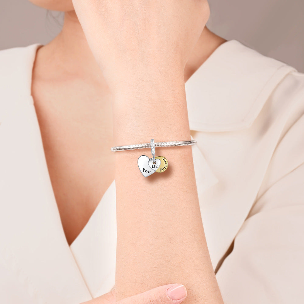 DIY Heart-Shaped Bracelet And Necklace Bead Accessories