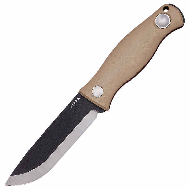 Outdoor Camping Equipment Portable 1095 Steel Mikata Handle Straight Knife