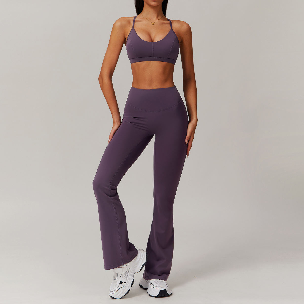 Quick-drying Slim Fit Long Sleeve Yoga Wear Suit