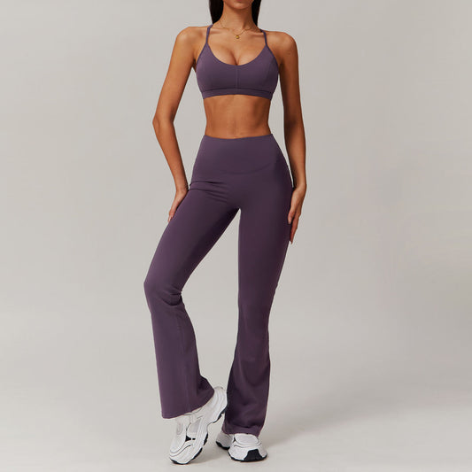 Quick-drying Slim Fit Long Sleeve Yoga Wear Suit