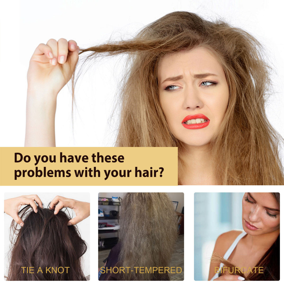 Collagen Repair Hair Mask Restores Dry Frizzy And Tangled Hair Nourishes For Moisturized Smooth Locks