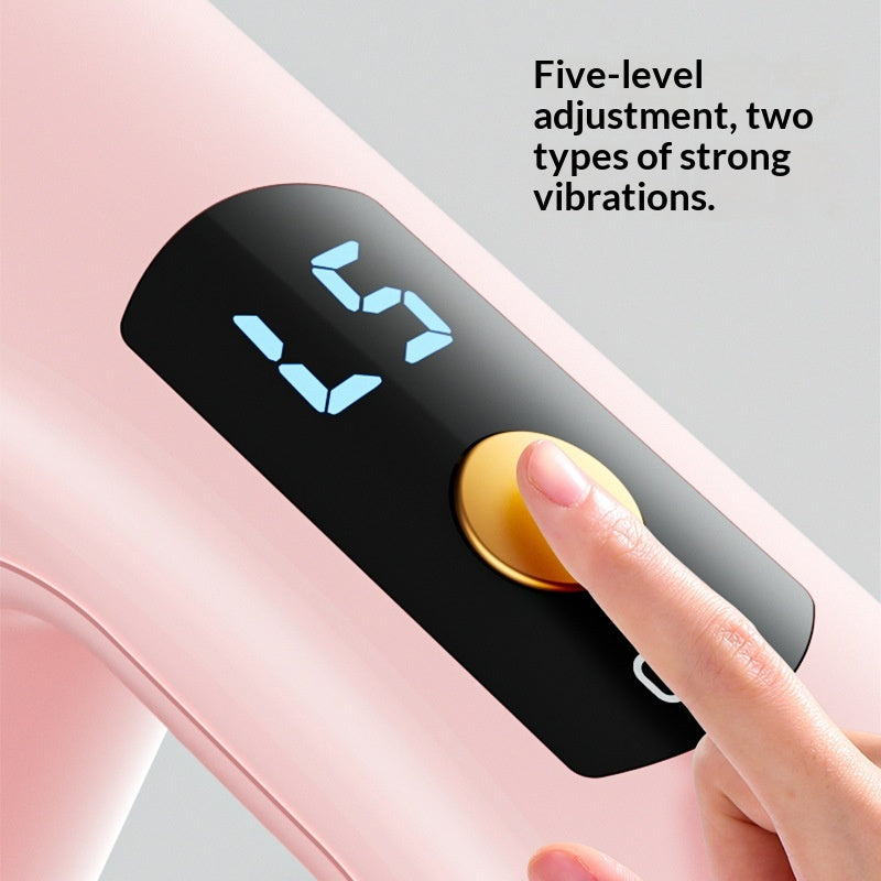 Electric Fascia Ring Massager Full Body Slimming Deep Tissue Vibration Massage With Belt Adjustable For Fat Burning&Shaping