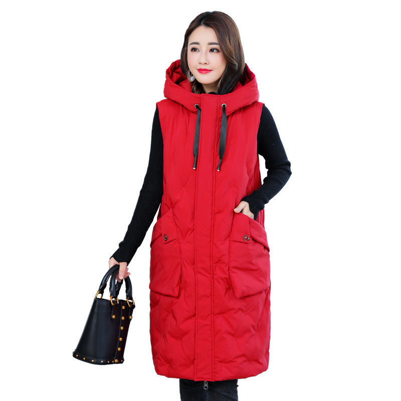 Korean-style Loose Cotton-padded Vest