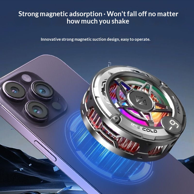Real Ice-Bound Phone Cooler Gadget Magnetic Cooling