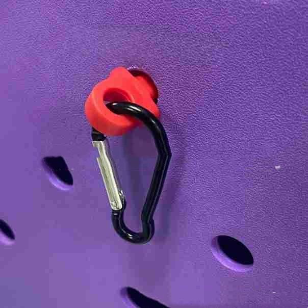 EVA Beach Bag Accessories Mushroom Buckle Climbing Button Carabiner Two-piece Set