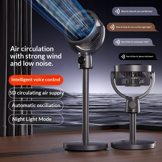 Rechargeable Home Remote-Control Upright Electric Fan